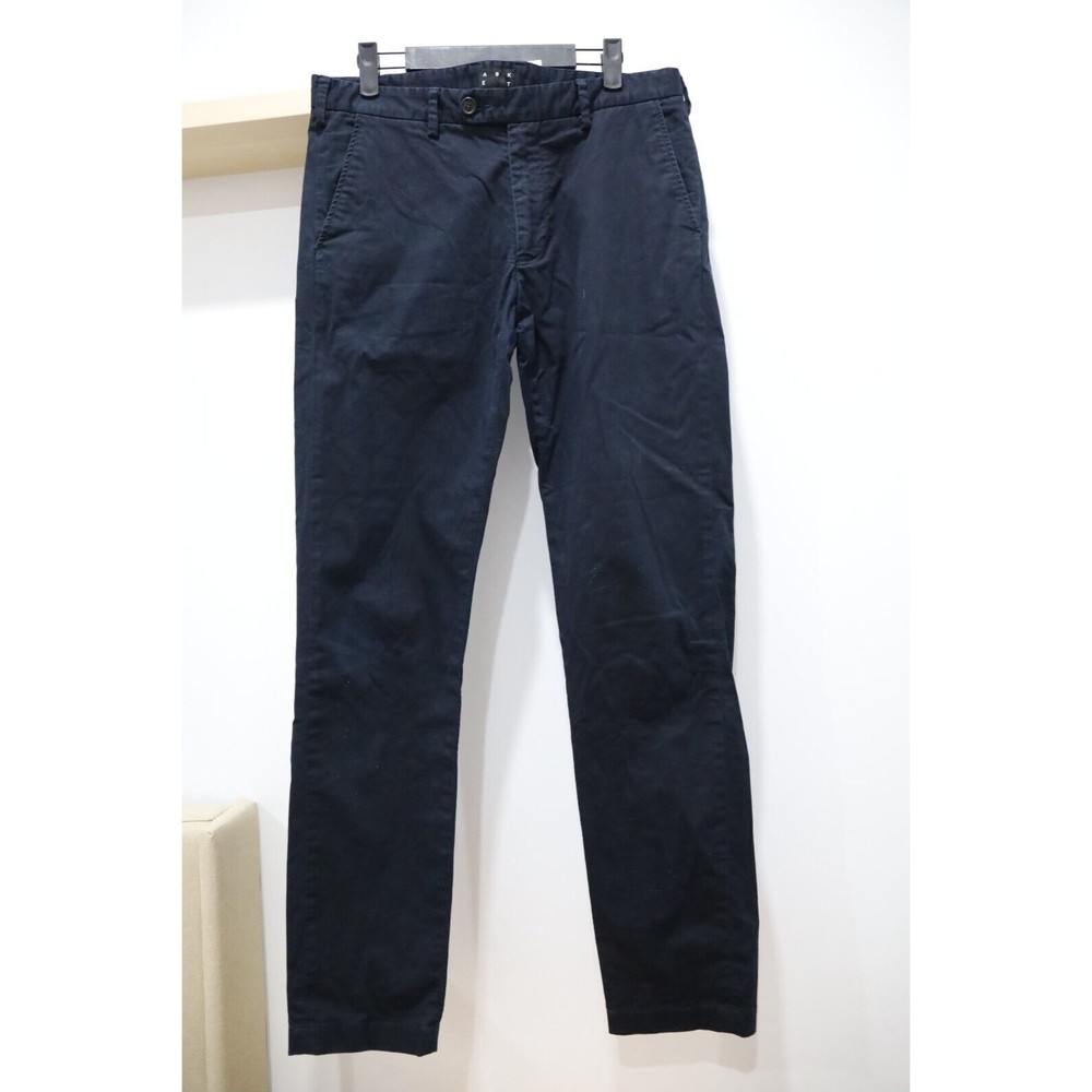 Asket Pants Mens 32x32 Slim Blue Khaki The Chino Trousers Stretch Travel Work